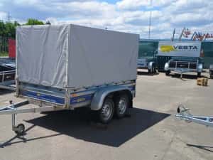 Remorca 2 Axe/750 Kg, Categ. B ! CIV RAR, Roata Sust + Numar: GRATIS — miniatura 7