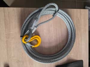 Coarda de oprire cu diametrul de 12 mm, lungime de 10 m, cu carlig si ochi — miniatura 4