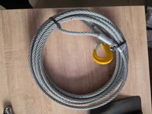 Coarda de oprire cu diametrul de 12 mm, lungime de 10 m, cu carlig si ochi — miniatura 6
