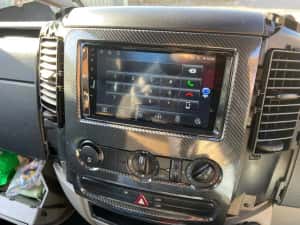 PROMO - Navigatie Android 15 Mercedes Sprinter - Carplay DSP QLed - Camera marsarier cadou — miniatura 3