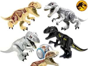 Dinozauri tip Lego de 30cm: Indominus Rex (diverse modele)