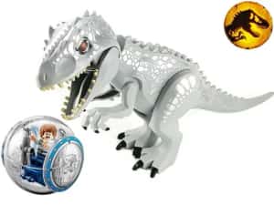 Dinozauri tip Lego de 30cm: Indominus Rex (diverse modele) — miniatura 4