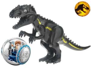 Dinozauri tip Lego de 30cm: Indominus Rex (diverse modele) — miniatura 5