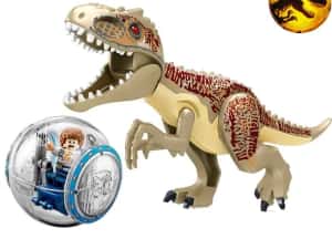 Dinozauri tip Lego de 30cm: Indominus Rex (diverse modele) — miniatura 6