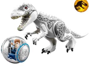 Dinozauri tip Lego de 30cm: Indominus Rex (diverse modele) — miniatura 9