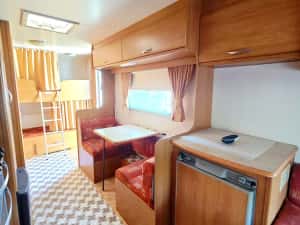 Rulota  LUNAR 2007 înmatriculată , pat fix , trei zone — miniatura 7