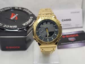 Ceas  Sport Casio g shock Full METAL gold GM B2100D Nou, Garantie 2 ani — miniatura 2
