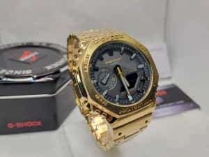 Ceas  Sport Casio g shock Full METAL gold GM B2100D Nou, Garantie 2 ani — miniatura 3