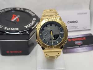 Ceas  Sport Casio g shock Full METAL gold GM B2100D Nou, Garantie 2 ani — miniatura 8
