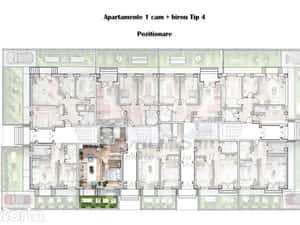 Apartament 2 camere Decomandat,  Galata, curte, Comision 0% — miniatura 4