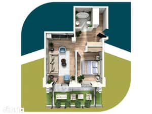 Apartament 2 camere Decomandat,  Galata, curte, Comision 0% — miniatura 6