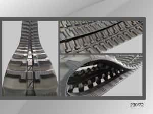 Șenilă cauciuc 230 x 72 x 43 — miniatura 2