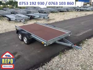 Remorca apicola 750 kg, o axa, doua axe,platforma, garantie, carte RAR — miniatura 3