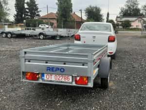 Remorca apicola 750 kg, o axa, doua axe,platforma, garantie, carte RAR — miniatura 6