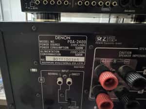 Amplificator audiofil DENON POA-2400 + PRA-1500 (vintage HIGH-END) — miniatura 3