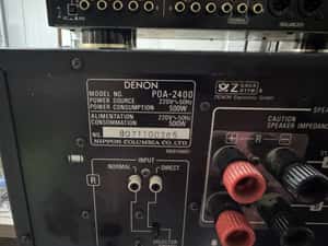 Amplificator audiofil DENON POA-2400 + PRA-1500 (vintage HIGH-END) — miniatura 9