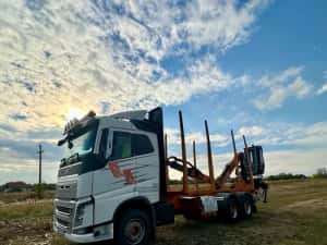 Volvo FH 16 cu macara forestiera — miniatura 10