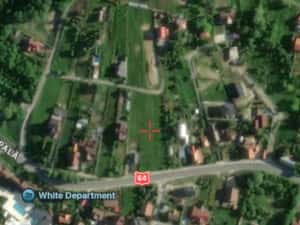 Teren intravilan 2.368 mq in Vladesti, Valcea - 32 m deschidere la DN 64 + acces secundar — miniatura 2