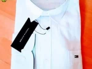 Camasi bumbac slim fit,logo brodat,marimi S,M,L,XL,2XL — miniatura 5