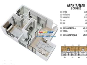 Apartament 2 camere-Incalzire pardoseala-Alunului-Prel. Ghencea — miniatura 3