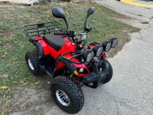 ATV 125cc pe Benzina pentru Copii si Adulti Full Options Roti 8 inch — miniatura 5