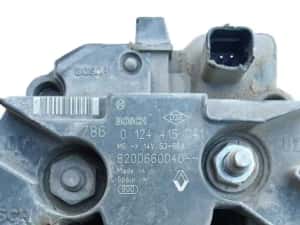 Alternator 53-98A 14V BOSCH Renault Kangoo 1.6 MPI 1997 - 2008 Cod 8200660040 0124415041 [M8900] — miniatura 2