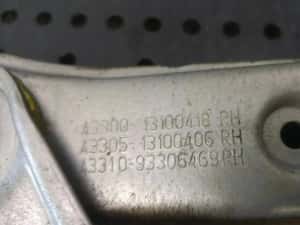 Macara motoras geam dreapta fata opel astra h a04 13100418 — miniatura 3