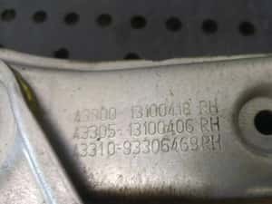 Macara motoras geam dreapta fata opel astra h a04 13100418 — miniatura 9