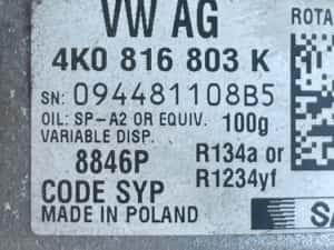 Compresor Ac Audi A6 C8, 4A2 2018 - > 2.0 40 Tdi Mild Hybrid Dfba 4K0 — miniatura 4