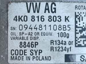 Compresor Ac Audi A6 C8, 4A2 2018 - > 2.0 40 Tdi Mild Hybrid Dfba 4K0 — miniatura 6