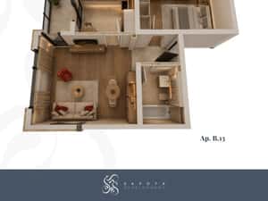 Apartament 2 camere cu balcon. Vânzare directă de la dezvoltator.