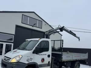 Iveco 65C15 cu Macara si basculabil