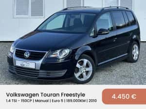 Volkswagen Touran 2010 Freestyle 189.000KM Euro 5 | RATE / TRANSPORT / NUMERE — miniatura 10