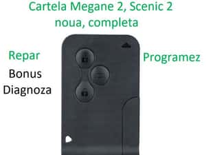 Cartelă, Card Renault Megane, cheie Scenic, blank, programez, Laguna — miniatura 10