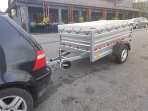 Vand remorca cu 1 axa sau 2 axe 750 kg noua, in Jud Neamt — miniatura 4