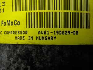 Compresor AC Ford Kuga  2.0 tdci  AV61-19D629-DB — miniatura 2