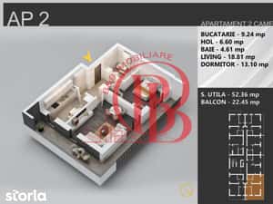 Apartament 2 camere bloc boutique Theodor Pallady — miniatura 5