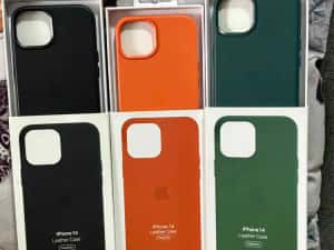 Husa de Piele cu MagSafe pentru iPhone 14