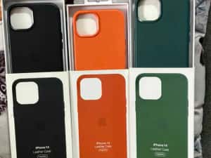 Husa de Piele cu MagSafe pentru iPhone 14 — miniatura 2