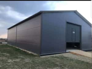 Vand hala metalica 10x40 structura panouri sandwich si alte dimensiuni — miniatura 9