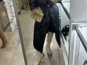 Geaca din fas cu blana de raton 1400 lei — miniatura 3