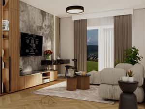 Apartament NOU tip Garsonieră | Terasă | Design Modern — miniatura 1