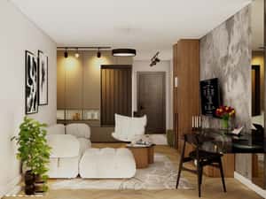 Apartament NOU tip Garsonieră | Terasă | Design Modern — miniatura 3