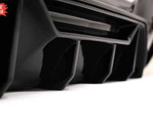 Difuzor Bara Spate Evacuare Dubla Stanga Negru Lucios BMW Seria 1 F20 — miniatura 8