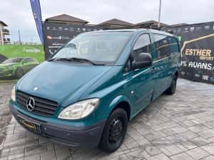 Mercedes-Benz Vito Mercedes vito diesel 7 locuri + marfă maxi lung auto utilitar — miniatura 9