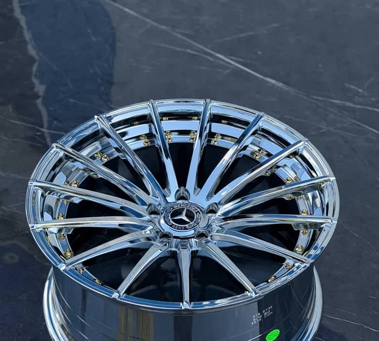 jante 20 mercedes r20 chrome W222 W221 W212 W204 W205 W213 W223 W214 E class S class C class CLS CLA CL SL GLC GLE GLC GLA GLK — fotografie 1 din 10