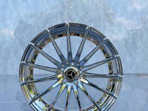 jante 20 mercedes r20 chrome W222 W221 W212 W204 W205 W213 W223 W214 E class S class C class CLS CLA CL SL GLC GLE GLC GLA GLK — miniatura 3