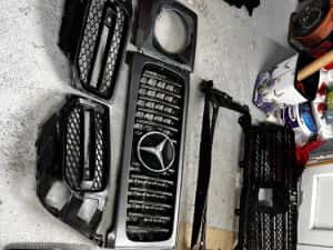 Grilă radiator grilă bară față mercedes g class w463. — miniatura 9