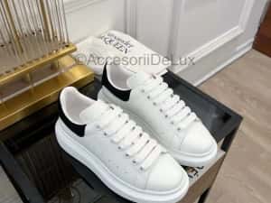 Alexander McQueen Black/White Full Box Verificare Colet Size 36-45 — miniatura 4