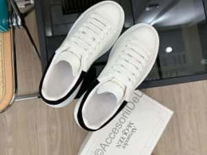 Alexander McQueen Black/White Full Box Verificare Colet Size 36-45 — miniatura 6